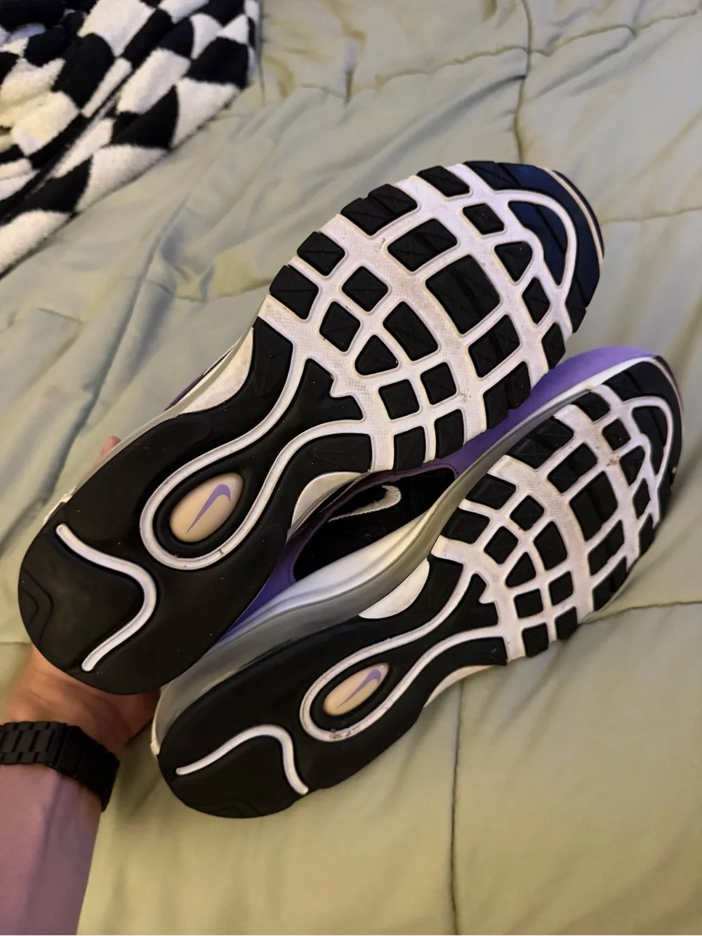 Nike Men’s Air Max 97 in Purple, Teal & Pink